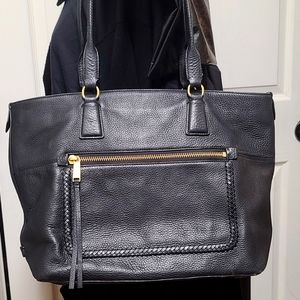 Large Leather Cole Haan Tote